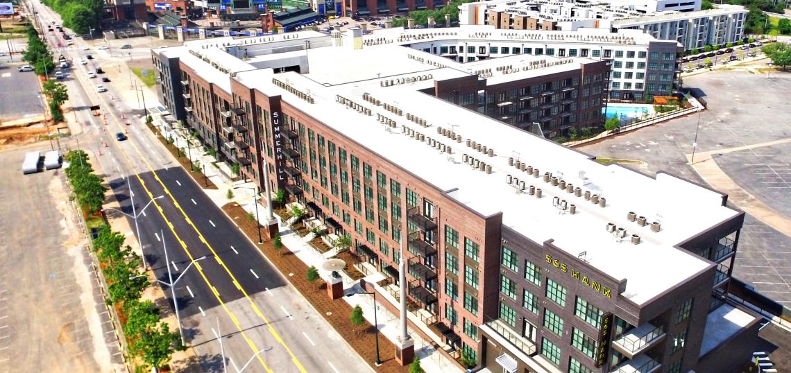 A drone'seye view of Atlanta's rapidly changing Summerhill community